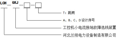 LCH-WXJ工控機(jī)小電流故障接地選線裝置產(chǎn)品型號(hào)說明