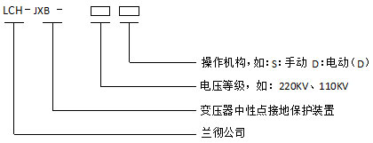 LCH-JXB型變壓器中性點(diǎn)間隙保護(hù)裝置型號(hào)含義