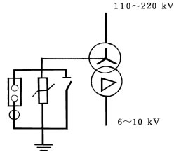 變壓器中性點間隙接地保護(hù)裝置設(shè)計符號